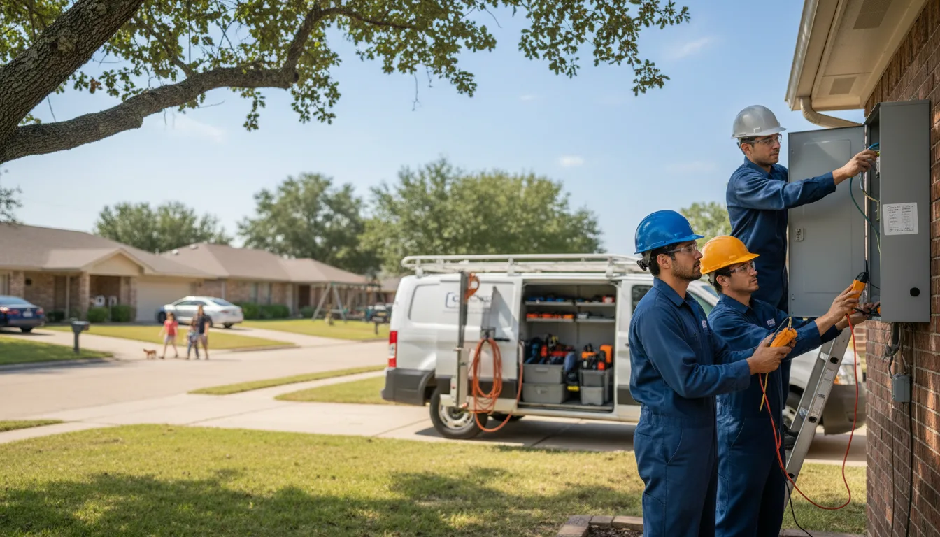 Certified electrician providing emergency electrical services in Vardaman, MS